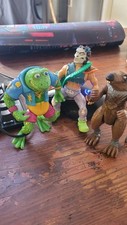 teenage mutant ninja turtles anni 80  90 splinter,GENGHIS FROG e casey jones