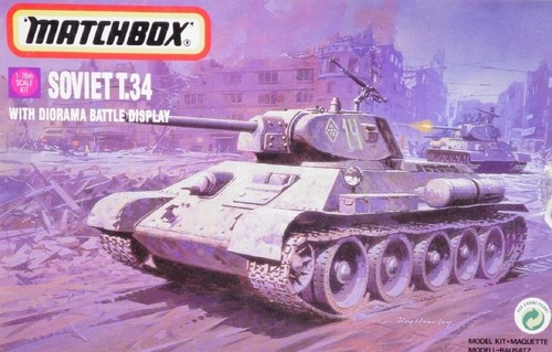 Matchbox 40082 soviet t - soviet, t.34