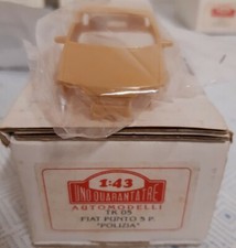 KIT 1/43 FIAT PUNTO POLIZIA . UNOQUARANTATRE RARO  COME NUOVO.NO RACING 43