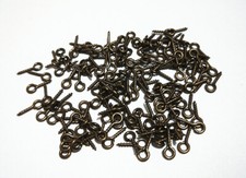 100pz Ganci a vite per ciondoli colore bronzo 10x4mm bijoux