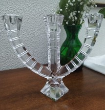 Candelabro 3 Bracci Imperatore Cristallo al Piombo Nuovo Inscatolato