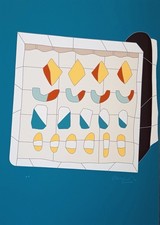 Ugo nespolo serigrafia a - |,