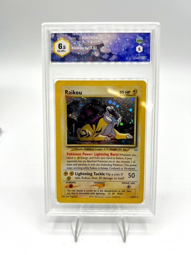Carta pokemon raikou 64 - pokemon, 13/64