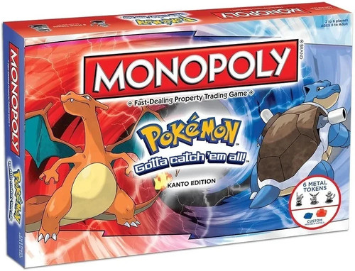 Monopoly pokemon kanto edition - monopoly,