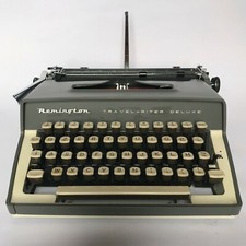 macchina da scrivere remington con custodia travel riter deluxe come nuova 