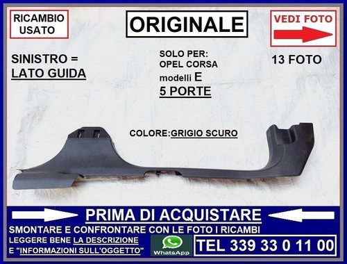 Battitacco anteriore sinistro - anteriore,