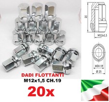 kit 20 M12X1,5 DADI RUOTA