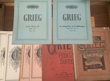 Edvard Grieg, 8 spartiti