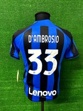 Maglia Inter D'AMBROSIO No Indossata Match Worn Camisa Shirt Jersey TG XL JUNIOR