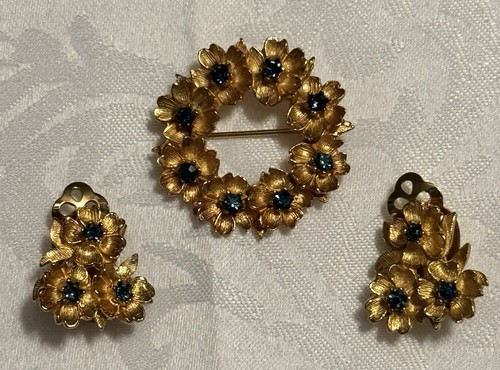 Set spilla orecchini - spilla, e