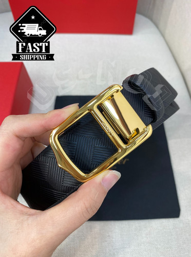 Cintura cartier pelle nera - cartier,