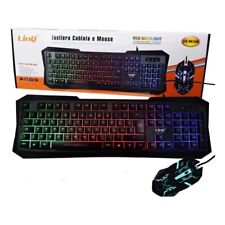 KIT TASTIERA E MOUSE GAMING