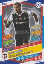 TOPPS Champions League 2016/17 - BES 17 - Ricardo Quaresma - Besiktas JK