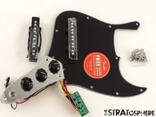 Fender Squier Affinity Active Jazz Bass V 5 corde, battipenna CARICATO nero