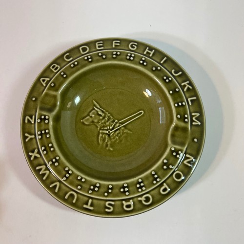 Posacenere ceramica cane guida