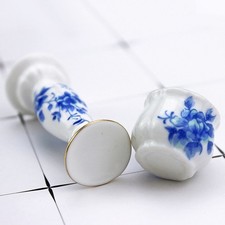  Mini vaso ceramica vasi fiori miniatura accessori casa colonna romana decorazione