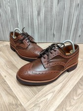TRICKER'S BOURTON DERBY BROGUES MARRONE - UK 6.5 FIT 5 - OTTIME CONDIZIONI