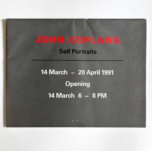 John coplans self - self, portraits