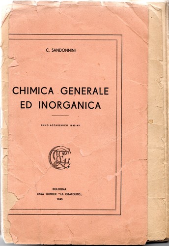 Chimica generale inorganica - chimica, ed