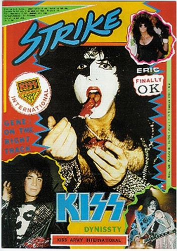 Kiss magazine fanzine - kiss,