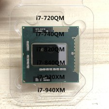 Intel Core I7-720QM I7-740QM I7-820QM I7-840QM I7-920XM i7-940XM socket G1 CPU