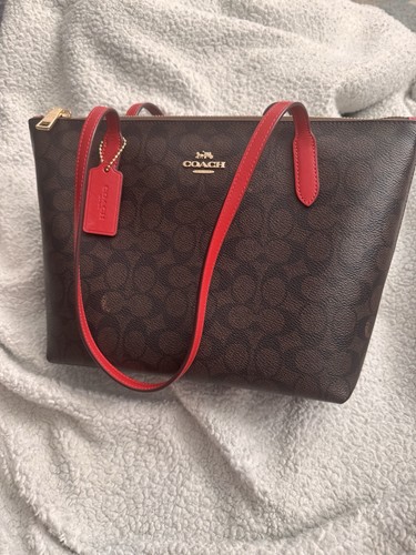 Coach fiona zip tote - coach,
