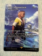 MTG Final Fantasy Tidus Zanarkand Fayth Mythic! Full Art Foil 0058 - Mint!