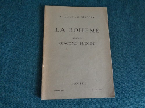Boheme musica giacomo - la, di