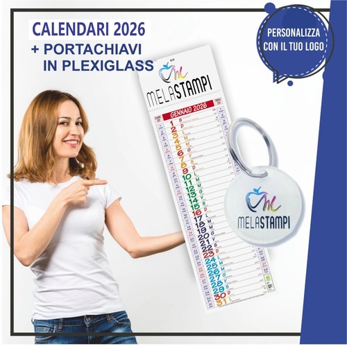 Calendari 2026 portachiavi - 2026, +