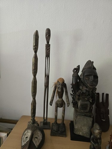 Lotto figurine arte tribale - lotto,