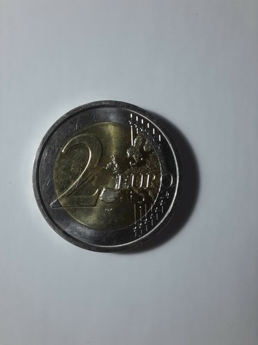 Moneta euro rara - moneta, rara,