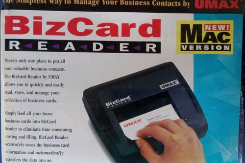 Bizcard reader umax nuova - umax,