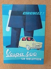 ANTICHE CARTOLINE - VESPA 400 - VOLKSWAGEN - LOTTO 2 PZ