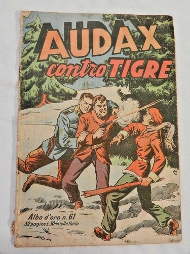 Fumetto audax contro - audax, tigre