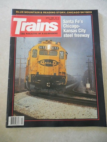 Trains magazine april 1990 - trains,