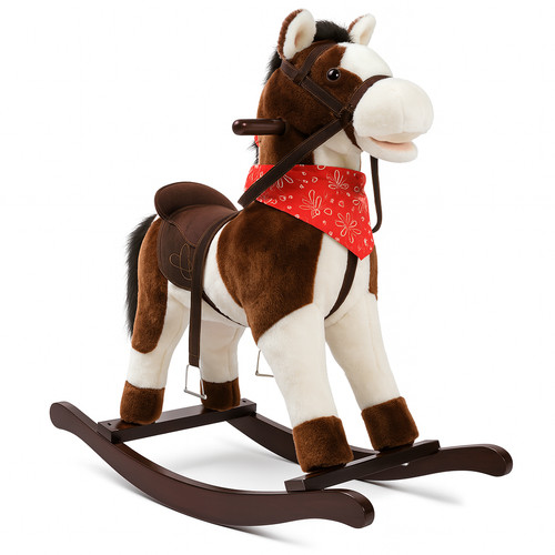 Cavallo dondolo peluche - cavallo, a