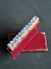 Confezione Vintage SET 11 TIMBRI ANTICHI IN LEGNO E GOMMA Serie Numerica N.6