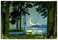 Notte sulle rive del lago