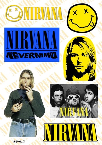 Confezione adesivi nirvana - confezione,