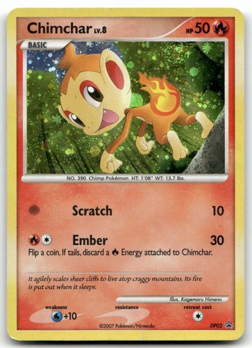 Chimchar promo diamante e - chimchar,