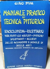 MANUALE PRATICO DI TECNICA PITTORICA - GINO PIVA-PER TUTTI GLI ARTISTI, PITTORI