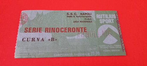 Biglietto napoli curva serie - napoli, b
