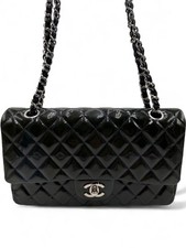 Chanel Timeless In Pelle Con Cuciture Blu Con Card Ottimo Stato