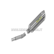 Terminale di Scarico + Raccordo Arrow Thunder Allu Suzuki Gsx-R 600 2008 > 2010