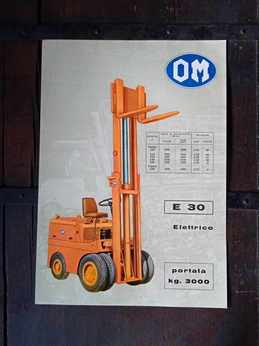 E30 carrello elevatore - om,