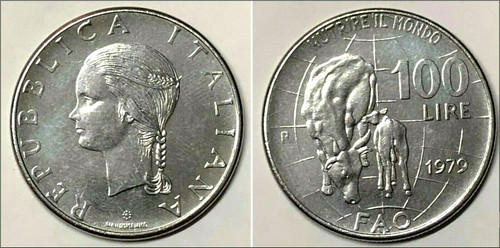 Italia repubblica 100 lire - -,