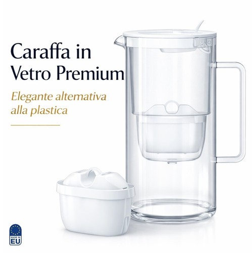 Caraffa filtrante vetro - caraffa, in