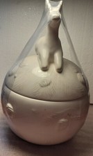 Biscottiera renna bianca