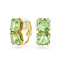 Orecchini a clip Swarovski Millenia verdi oro 5654559