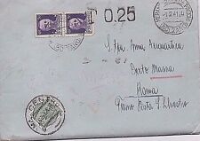 ITALIA 1941 LETTERA DA BOLZANO TASSATA A FERMO POSTA ROMA